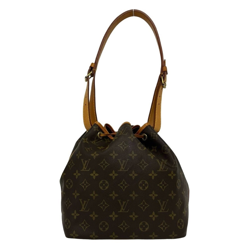 LOUIS VUITTON Authentic Vintage Brown Monogram Leather Shoulder Bag - Picture 3 of 9